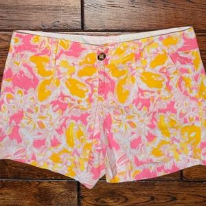 LILLY PULITZER Women's CALLAHAN SHORT KIR ROYAL PINK OOH LA LA Size 4